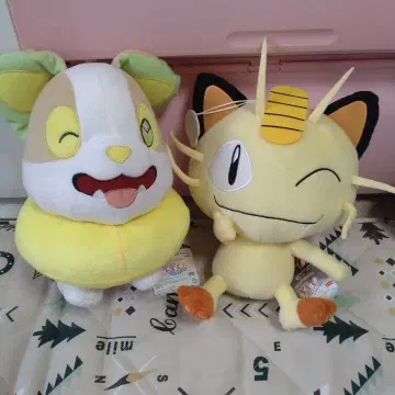 포켓몬 원더치 나옹(냐스) 봉제 인형 2체 세트(택 포함)