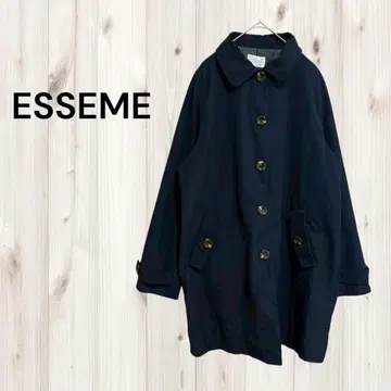 ESSEME 코트 자켓 아우터 버튼 루즈핏 방한 스트라이프