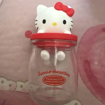 헬로키티 항아리 소품함