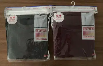 유니클로 히트텍 울트라 웜 크루넥 T 9부 소매 남성용 L 2점