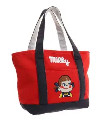 택 포함 새상품 페코짱 토트백 자수