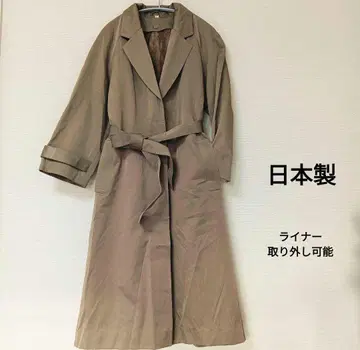 트렌치코트 일본제 퍼 라이너 탈부착 가능 트렌치코트