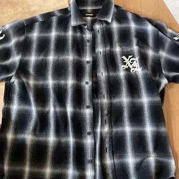 XLARGE 체크 무늬 셔츠 L 사이즈