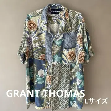 GRANT THOMAS / 그랑 토마스 하와이안 반팔 셔츠