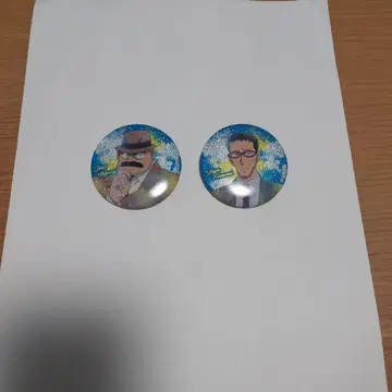 명탐정 코난 트레이딩 글리터 홀로그램 캔뱃지 메구레 카자미