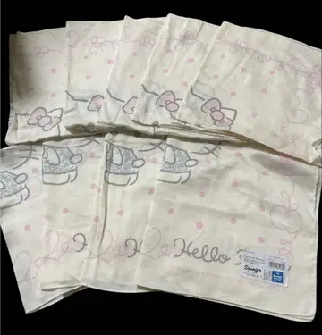 산리오 헬로 키티 대형 손수건 반다나 류카 아트 9장 세트