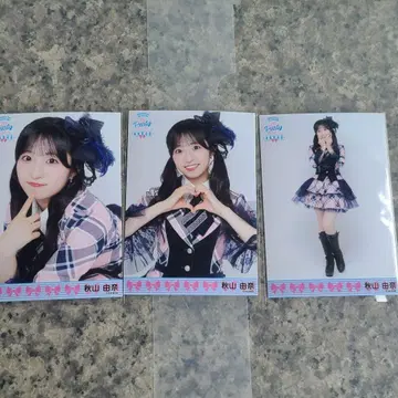 아키야마 유나 랜덤 브로마이드 오사카 공연 회장 한정판 그림체 AKB48
