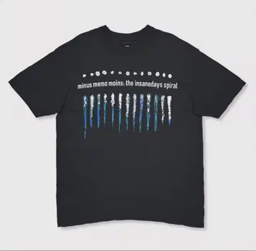 MINUS BOOTLEG TEE(SHINE)5YEARS BLACK