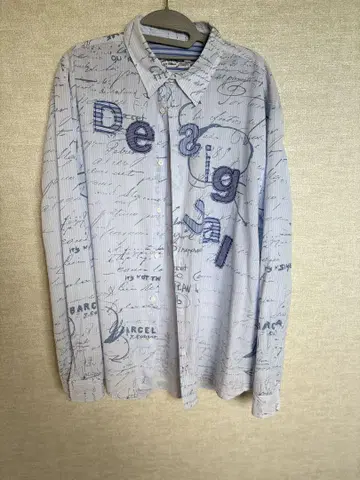 (빅 사이즈) Desigual 긴팔 셔츠 XX L 사이즈
