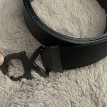 Calvin Klein 블랙 가죽 벨트