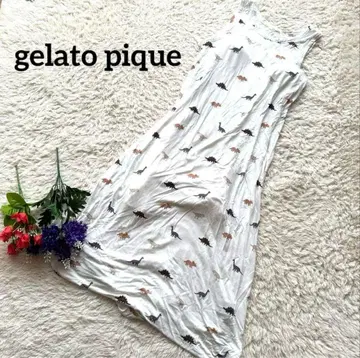 젤라또피케 [ 다이너소어 ] 슬리브리스 원피스