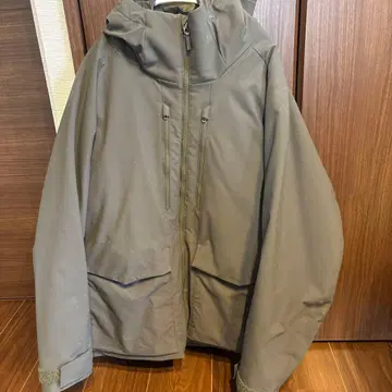 유니클로 하이브리드 다운 M 카키