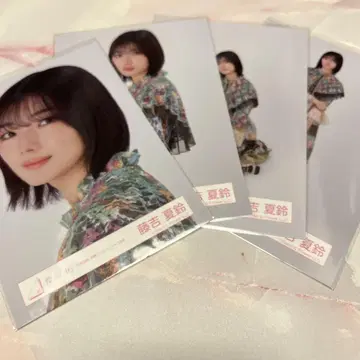 사쿠라자카46 후지요시 카린 브로마이드 코바야시 유이 졸업 콘서트 컴프
