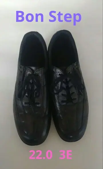 Bon Step 22.0 3E 여성용 블랙 지퍼