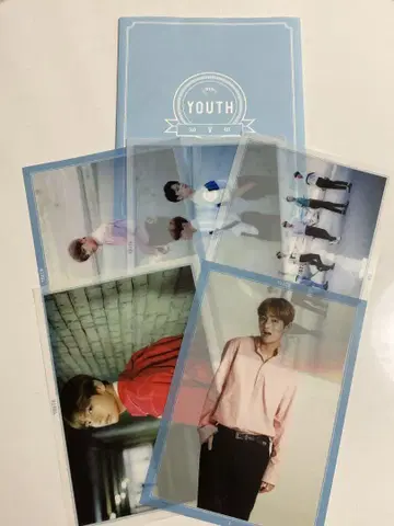 BTS YOUTH Loppi & HMV 미니 클리어 포스터 V 태태