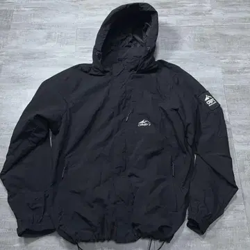 새상품급 CAMP7 마운틴 후드티 나일론 자켓 드로 코드 블랙 XL