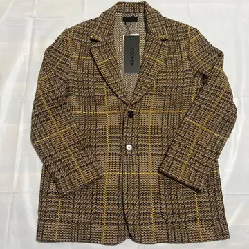 COOHEM 코헨 니트 트위드 노치 라펠 자켓