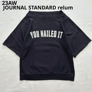 23AW JOURNAL STANDARD relum 오프숄더 맨투맨