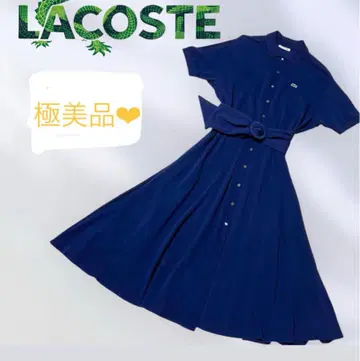 LACOSTE 네이비 폴로 원피스 반팔