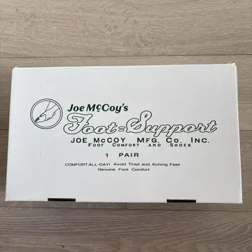 미사용 새상품 리얼맥코이 LEATHER FOOT-SUPPORT CLOGS