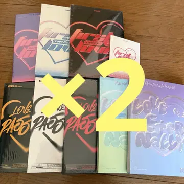 WEi 4집, 5집, 6집 미개봉 새상품 앨범 18장 세트