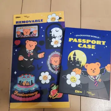 ENHYPEN wigglewiggle 콜라보 스티커&패스 케이스
