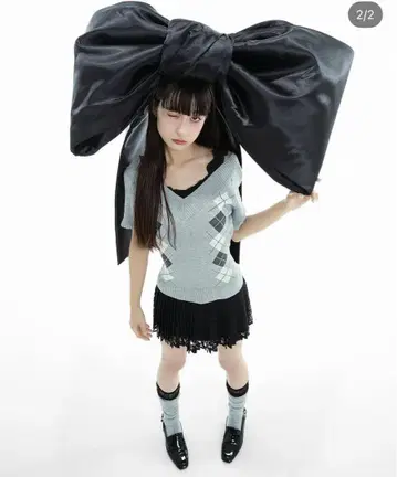 버블스 레이어드 플리츠 원피스 그레이 M