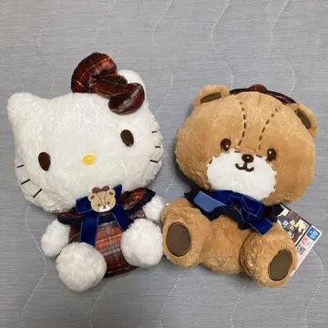 헬로키티 티타임 파티 BIG 봉제인형 헬로키티 & 타이니참