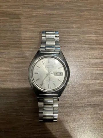 세이코 자동 감기 시계 실버