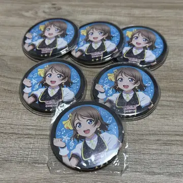 러브 라이브 선샤인 aqours 와타나베 요 캔뱃지 세트