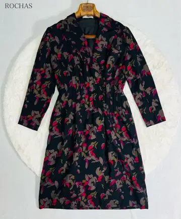 [ 새상품급 ] ROCHAS 로샤스 레리안 카라 부착 원피스