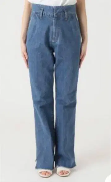 Spick&Span 5 1/2 BEAUTY-LINE SLIT DENIM