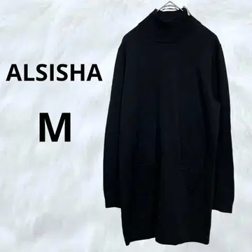 새상품급 ALSISHA 38 이세탄 울 100 터틀넥 상의