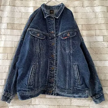 Lee Lee 미국산 80s 90s 데님 자켓 G 자수