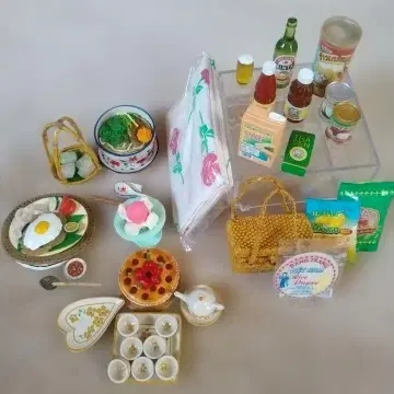 동양 식당 미니어처 피규어 묶음 판매