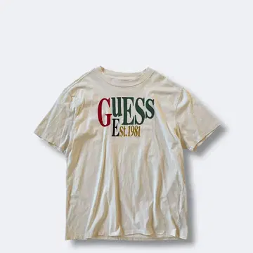 90s 구제 의류 GUESS 게스 프린트T셔츠