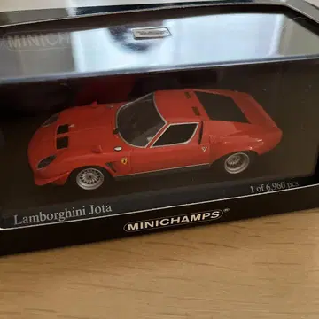 미니챔프스 람보르기니 이오타 Jota 1970 Red 1/43
