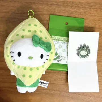 모키티 키링 마스코트 핀 배지