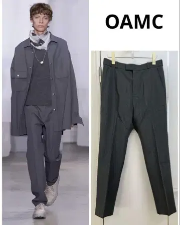 론 헤르만 구매 OAMC 울 모헤어 슬랙스 그레이 jilsander