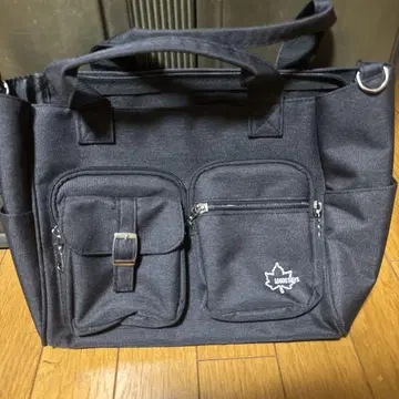 블랙 멀티 토트백