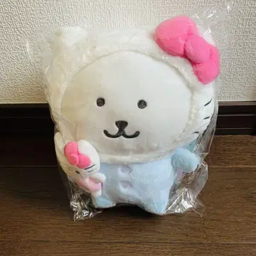 산리오 나가노 프렌즈 곰 키티 봉제 인형