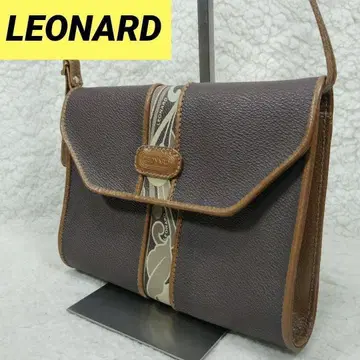 LEONARD 레오나르 숄더백 여성용 로고