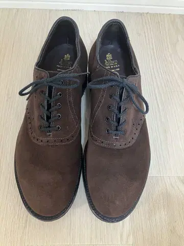 ALDEN 스웨이드 안장 신발