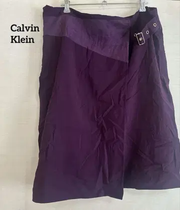 Calvin Klein 캘빈클라인 보라색 타이트 스커트 16 스커트