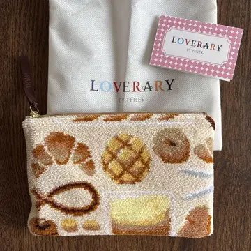 미사용 새상품 Loverary by Feiler 빵 디자인 파우치