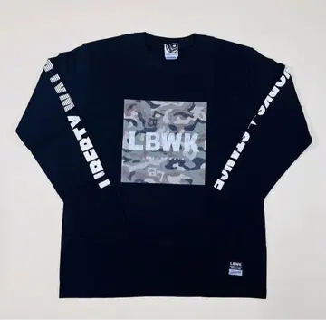 LBWK 리버티 워크 카모플라쥬 로고 T 블랙