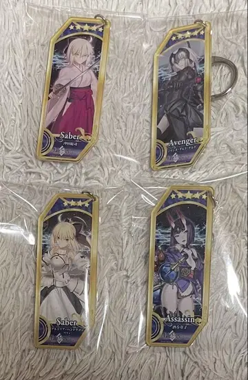 Fate Grand Order 아크릴 키링 3개 세트