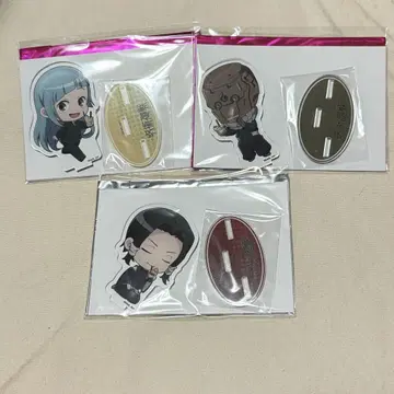 주술회전 캬라드리 SD 캐릭터 아크릴 스탠드 3개 2