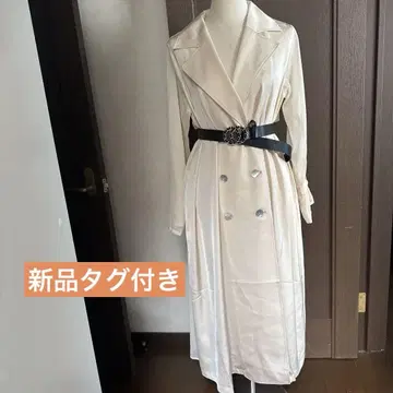 새상품 다리치 아이보리 더블 브레스트 롱 코트 15400엔 상품