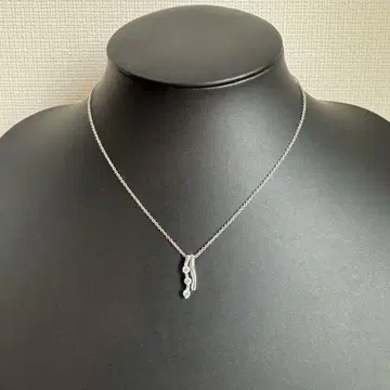 스타 주얼리 3연 스톤 목걸이